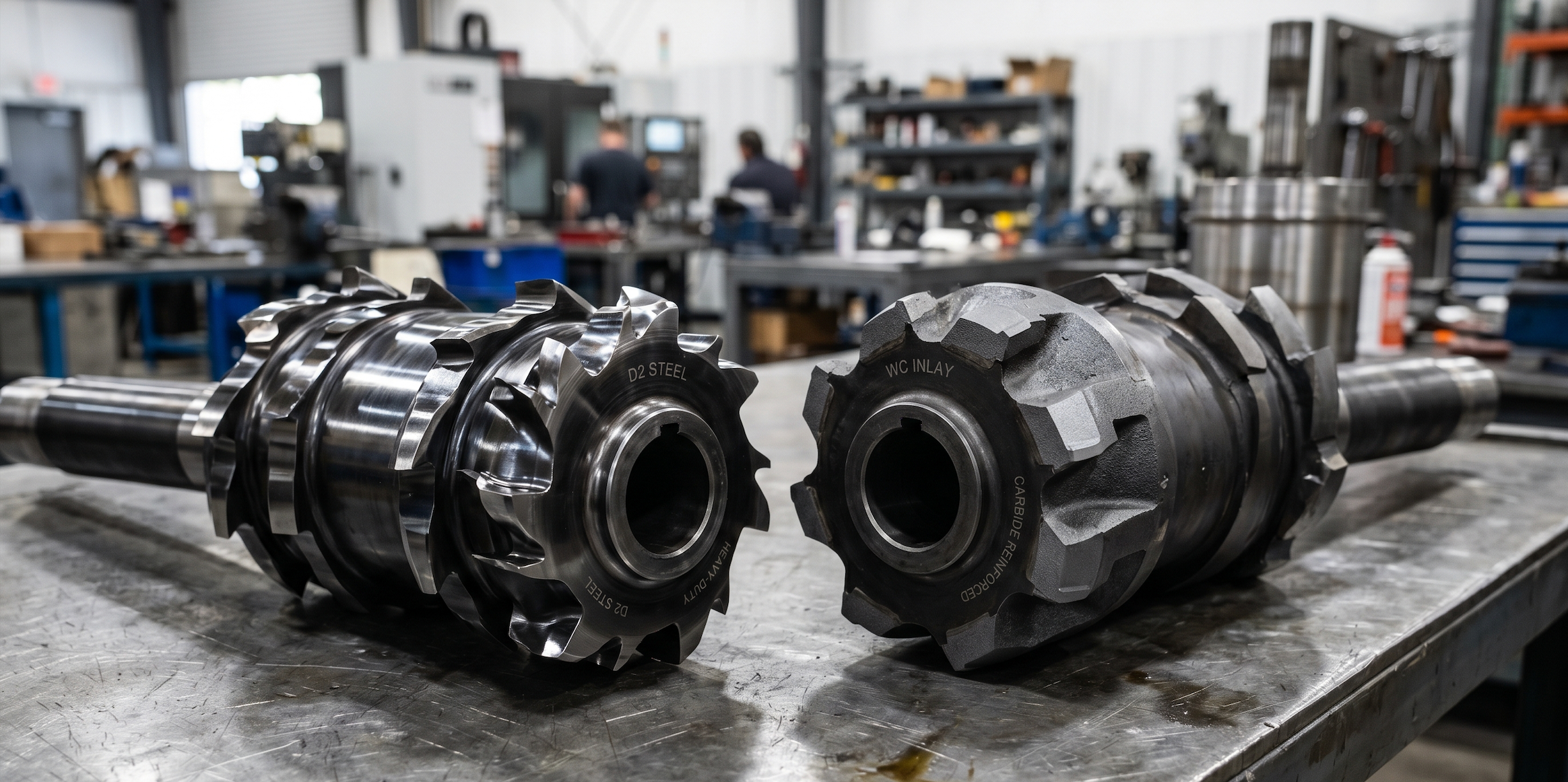 D2 vs Tungsten Carbide Blades